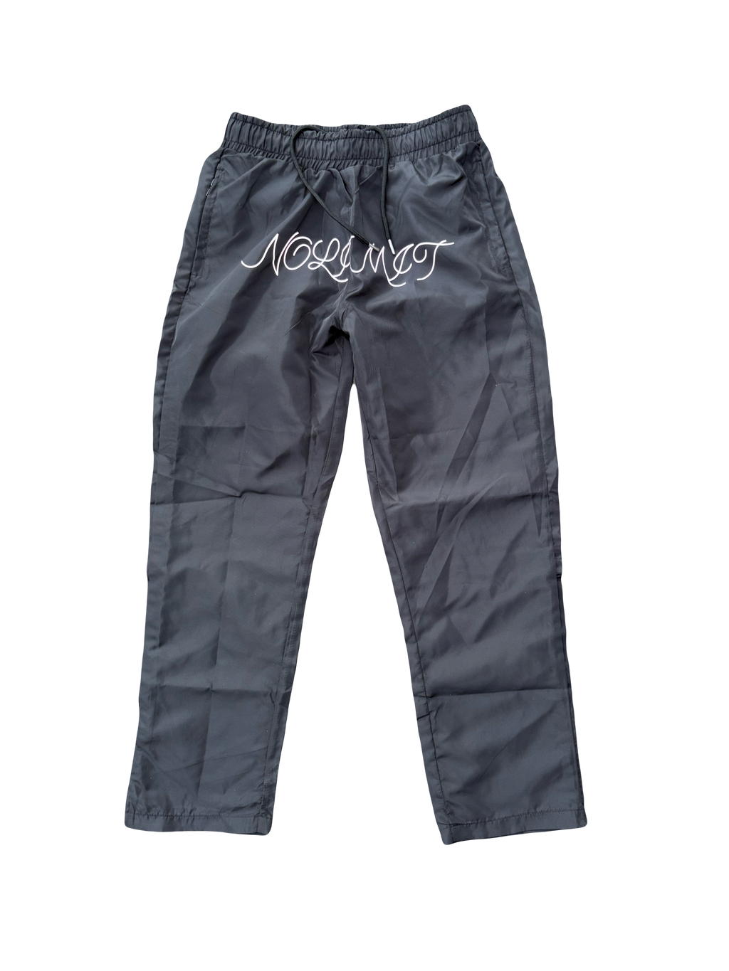Black Windbreaker Pants