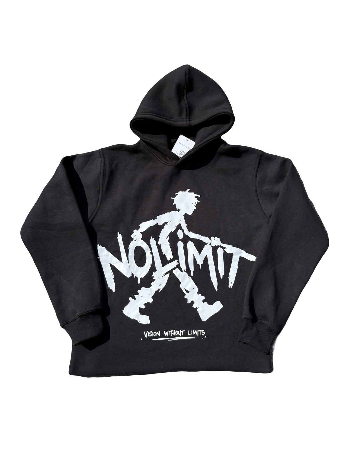 stick man “nolimit” b&w pullover