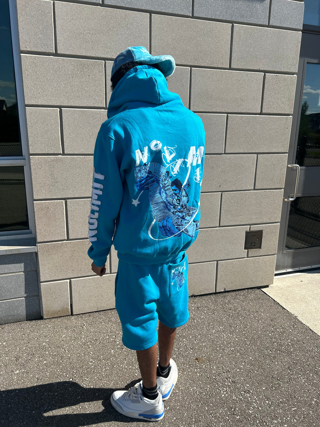 Ocean Blue "NOLIMIT" Rope String Money Spread Zip-Up