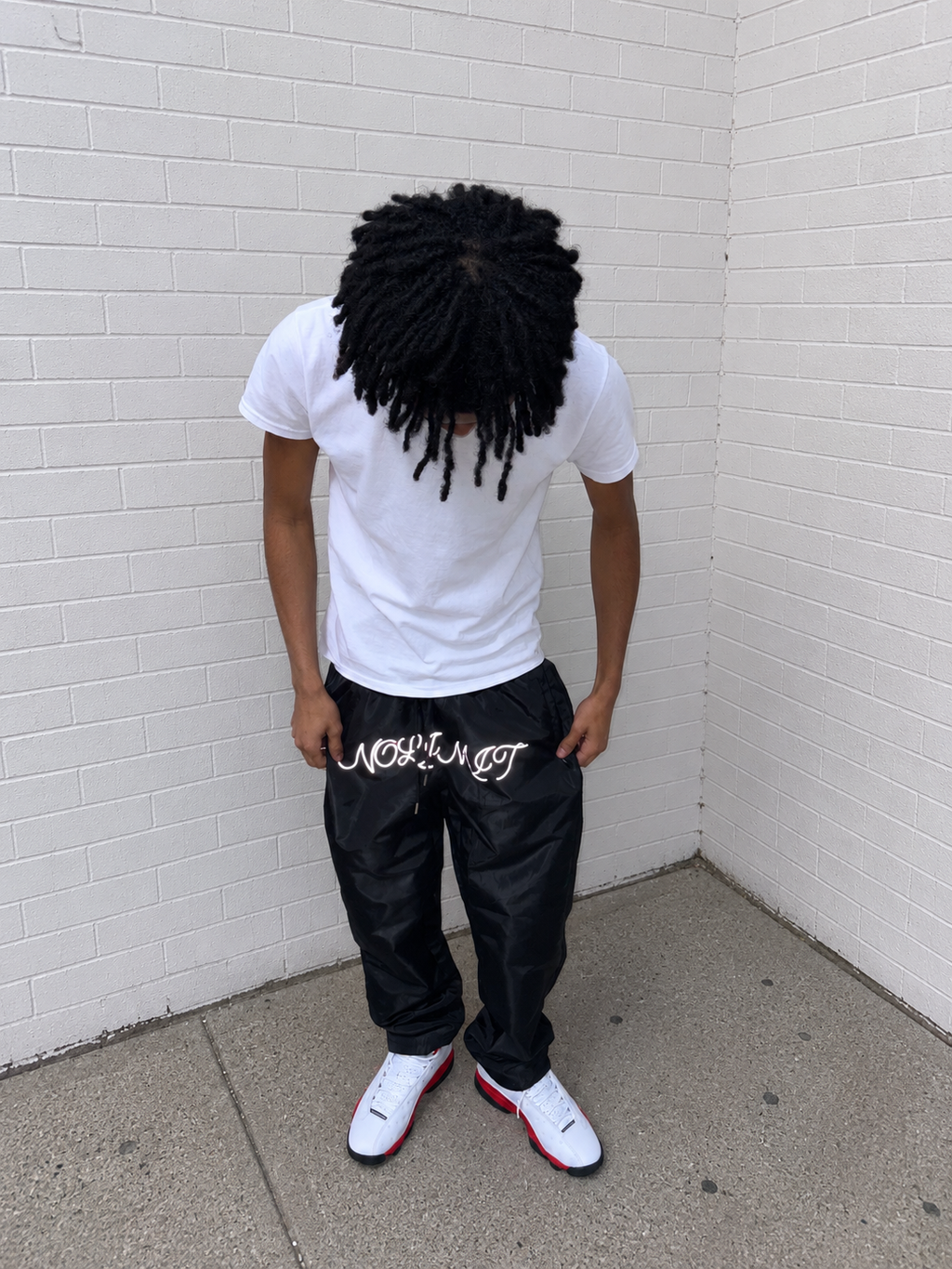 Black Windbreaker Pants
