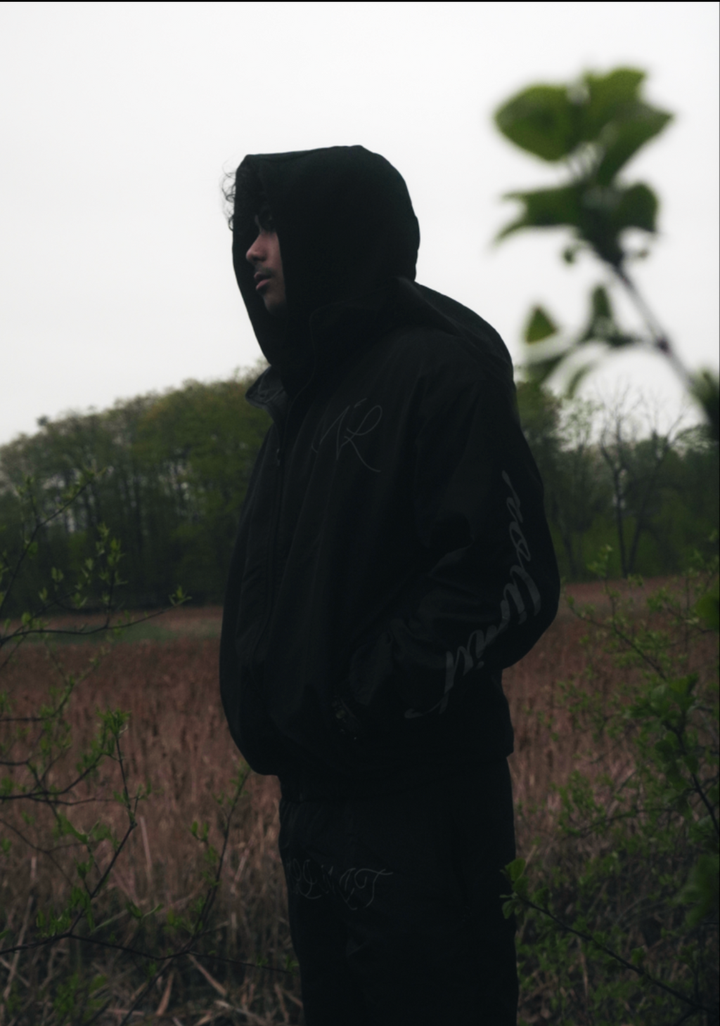 Black Windbreaker Full Set