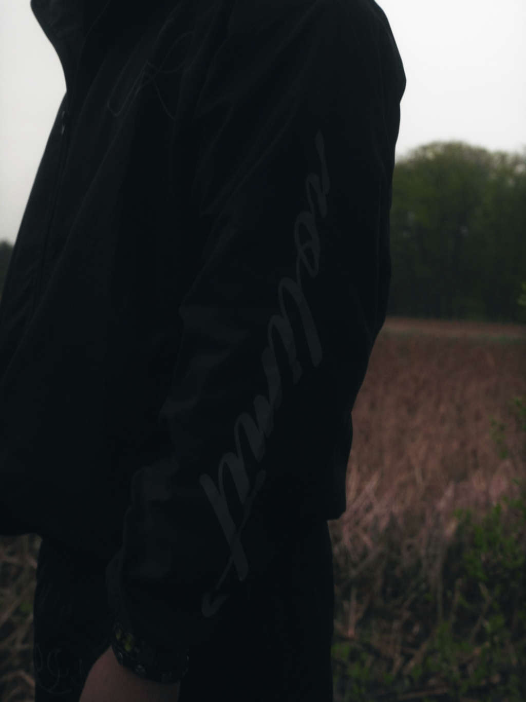 Black Windbreaker Full Set