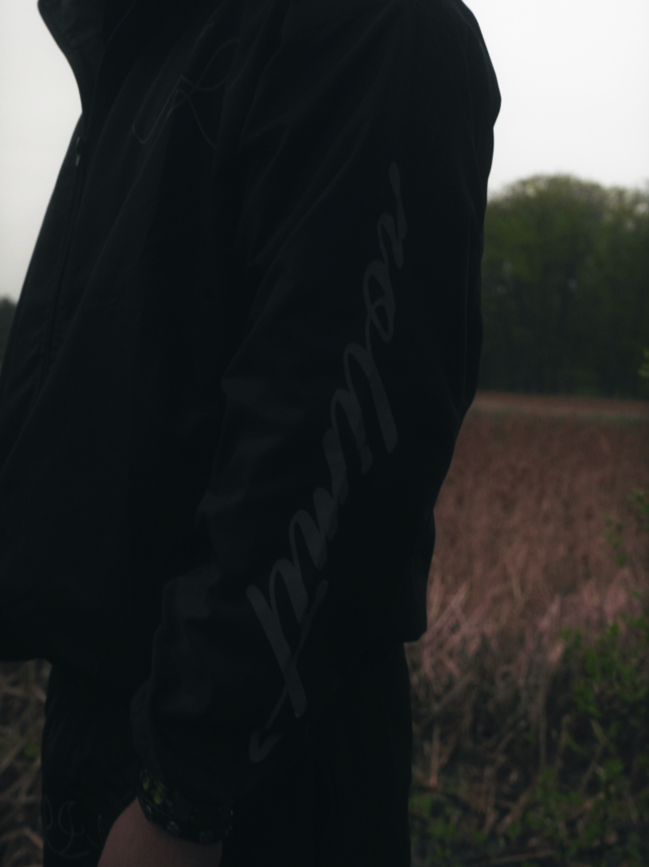 Black Windbreaker Full Set
