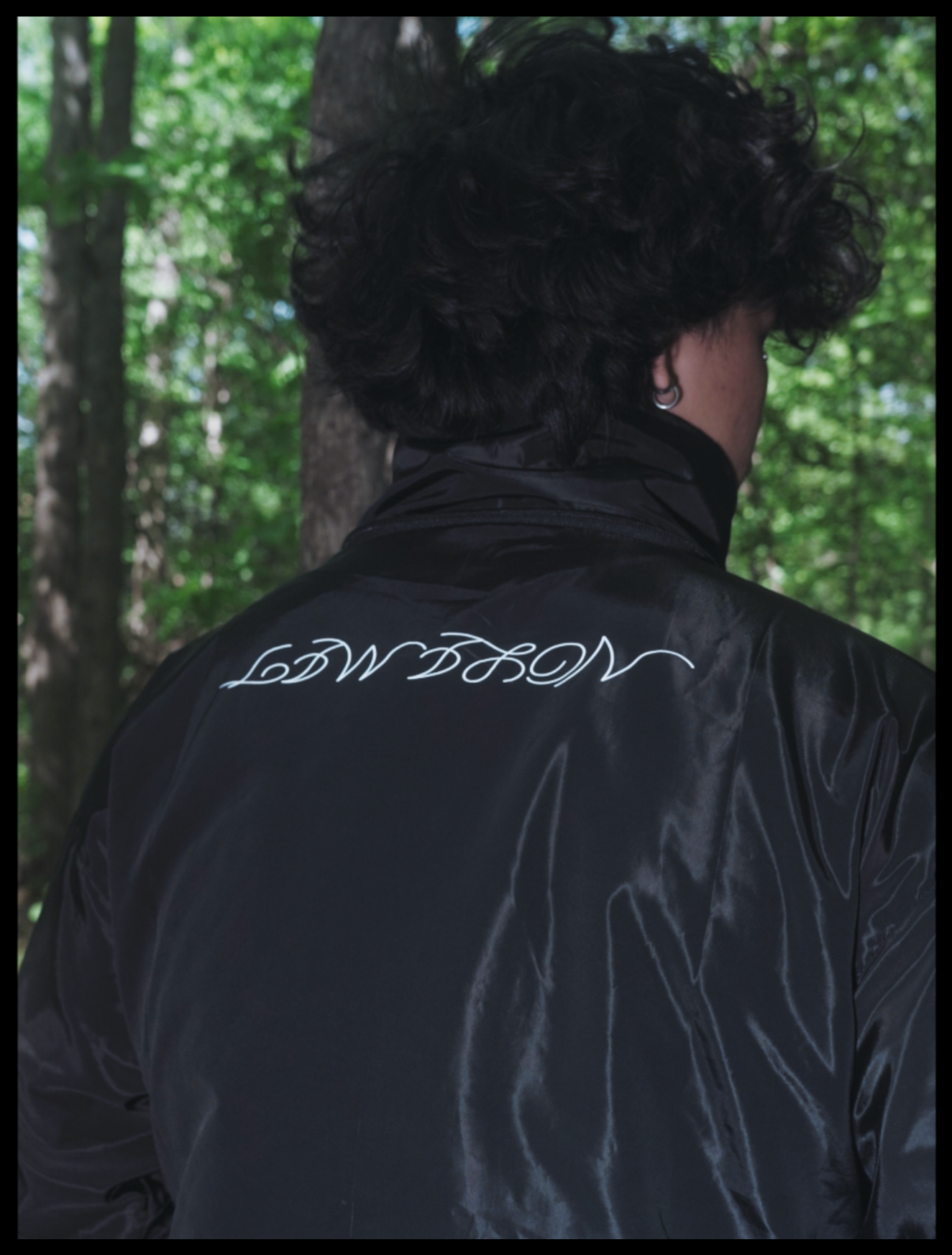 Black Windbreaker Jacket