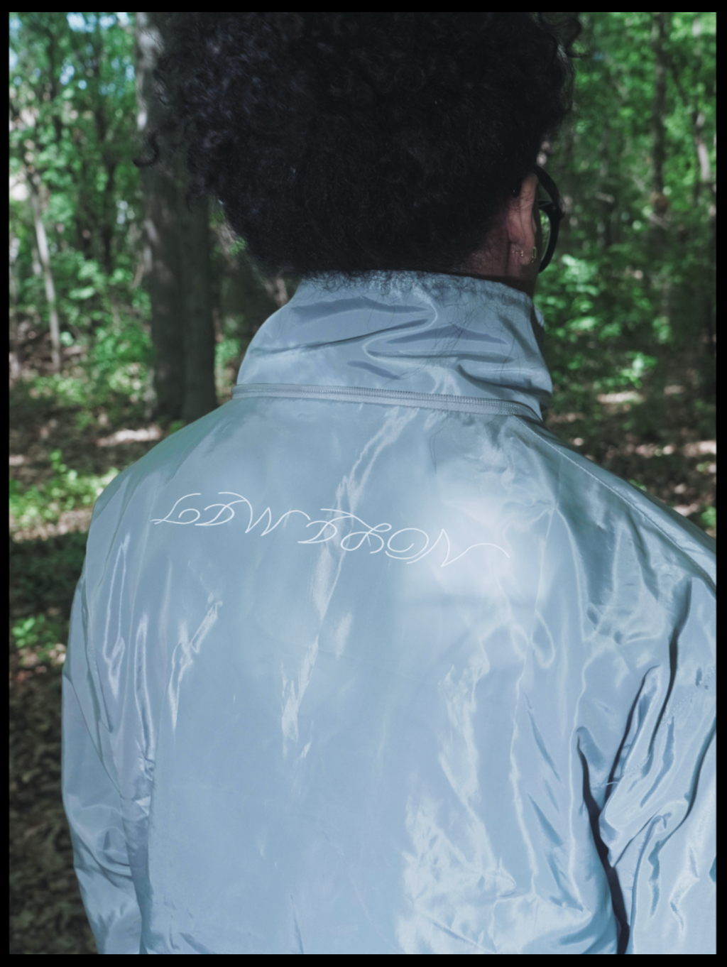 Grey Windbreaker Jacket