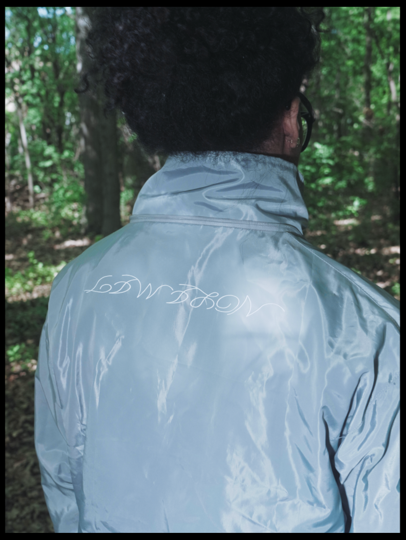 Grey Windbreaker Jacket