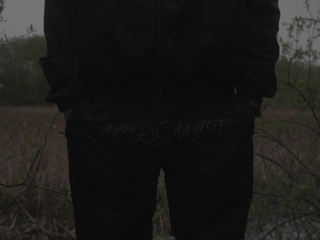 Black Windbreaker Pants
